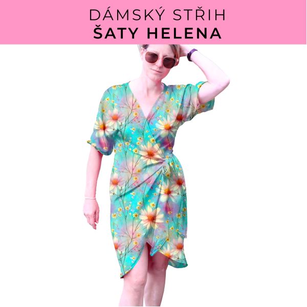 Dámský střih na šaty  Helena