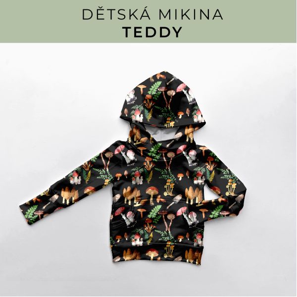 DĚTSKÝ střih - Mikina Teddy