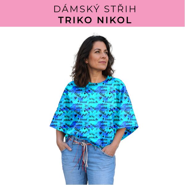 Dámský střih -  triko Nikol