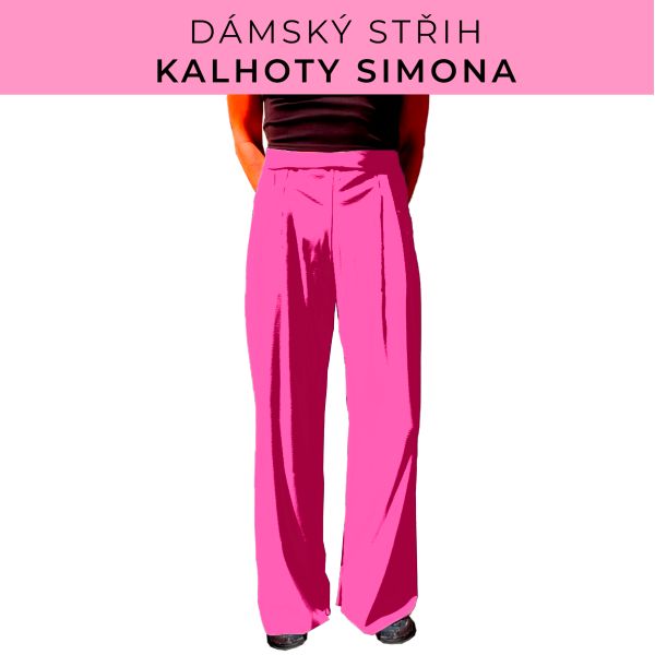 Dámský střih - kalhoty Simona