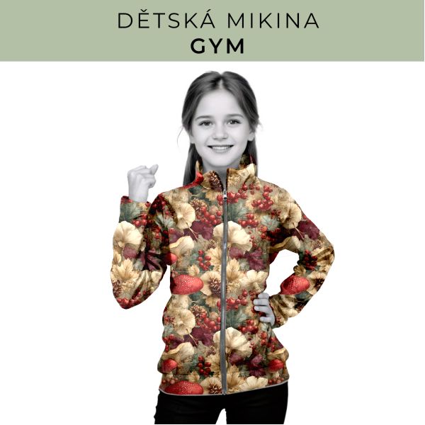 Dětská střih - mikina GYM