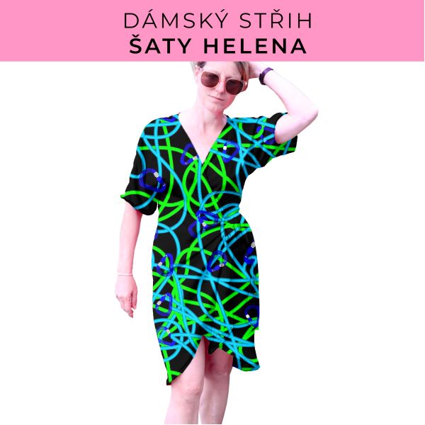 Dámský střih na šaty  Helena