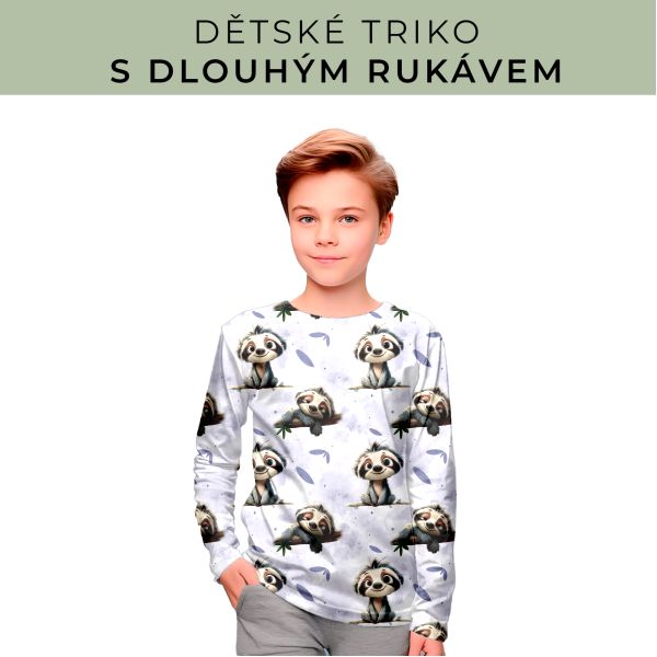 DĚTSKÝ střih - triko dlouhý rukáv