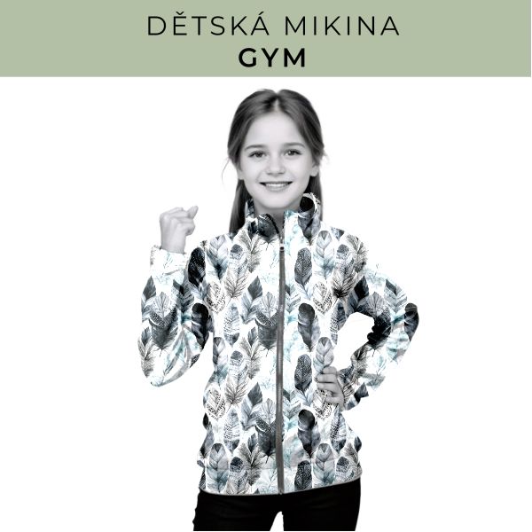 Dětská střih - mikina GYM