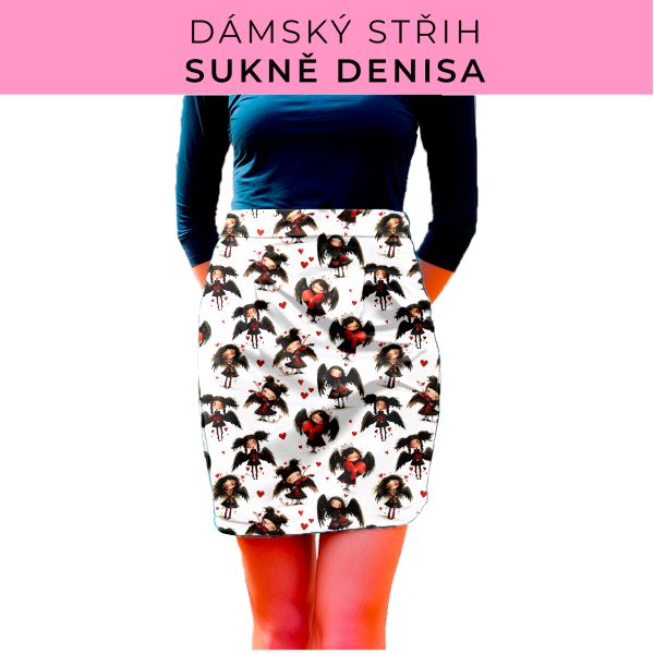 Dámský střih - Dámská sukně Denisa