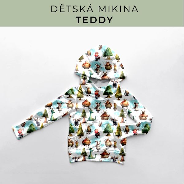DĚTSKÝ střih - Mikina Teddy