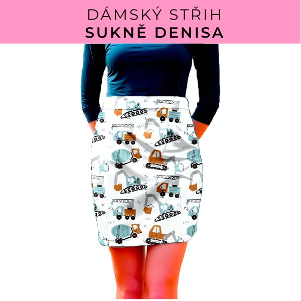 Dámský střih - Dámská sukně Denisa