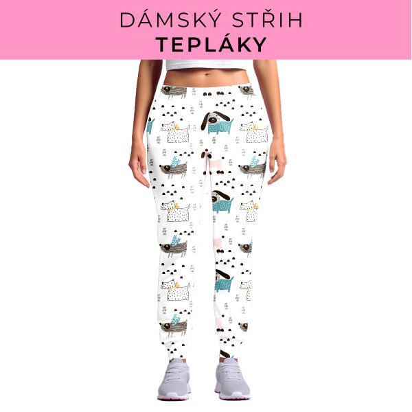 DÁMSKÝ střih - tepláky