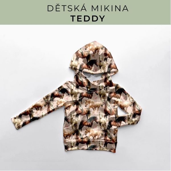 DĚTSKÝ střih - Mikina Teddy
