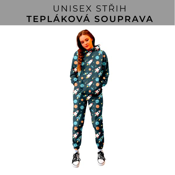 DÁMSKÝ střih - SET mikina a tepláky 