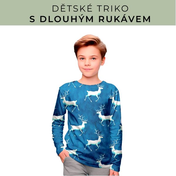 DĚTSKÝ střih - triko dlouhý rukáv