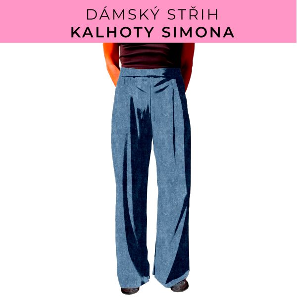 Dámský střih - kalhoty Simona