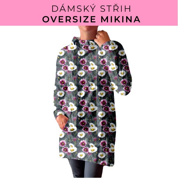 DÁMSKÝ střih - Oversize mikina