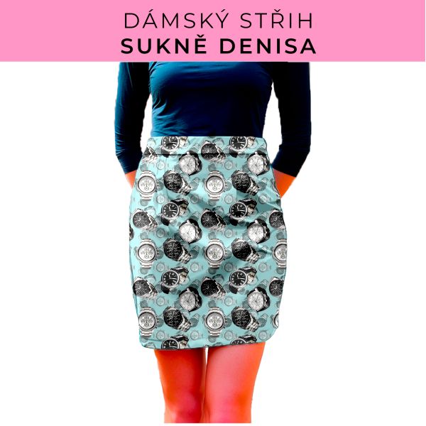 Dámský střih - Dámská sukně Denisa