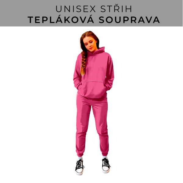 DÁMSKÝ střih - SET mikina a tepláky 