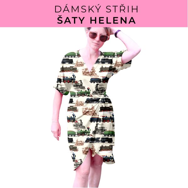 Dámský střih na šaty  Helena