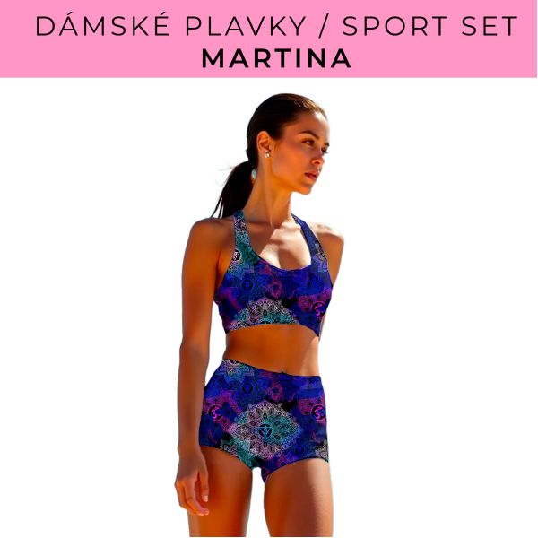 Dámský střih - plavky / sportovní set Martina
