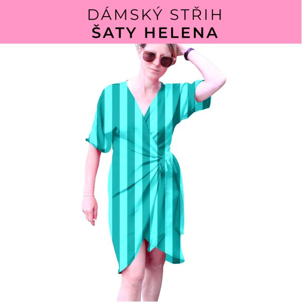 Dámský střih na šaty  Helena