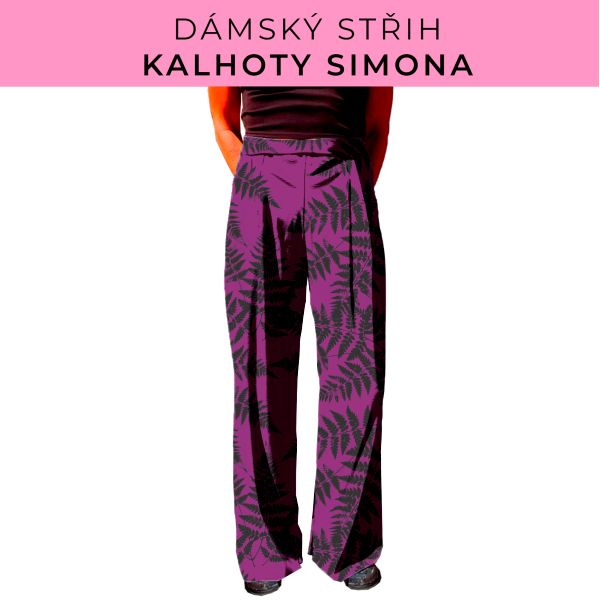 Dámský střih - kalhoty Simona