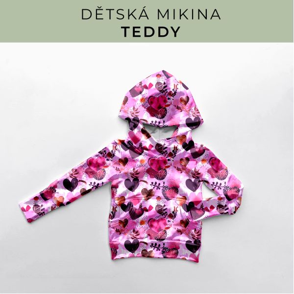 DĚTSKÝ střih - Mikina Teddy