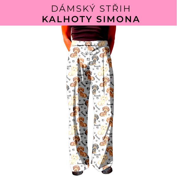 Dámský střih - kalhoty Simona