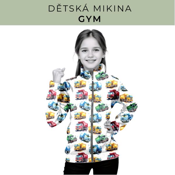 Dětská střih - mikina GYM