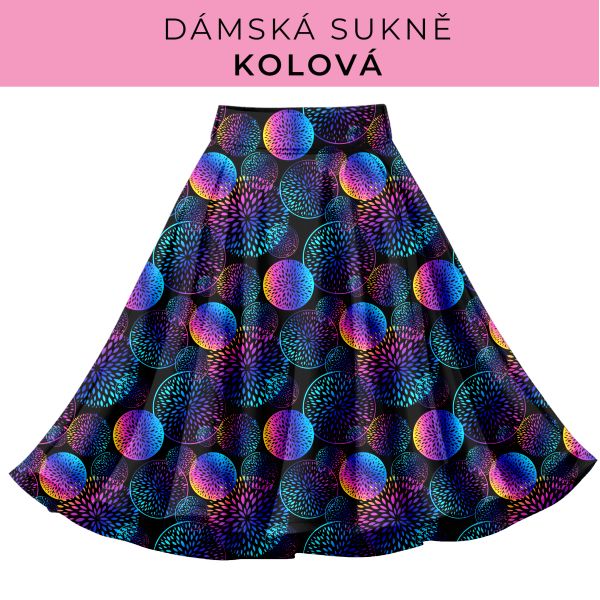 DÁMSKÝ střih - Kolová sukně