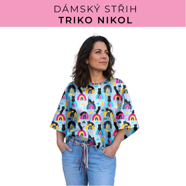 Dámský střih -  triko Nikol