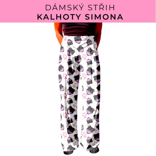 Dámský střih - kalhoty Simona