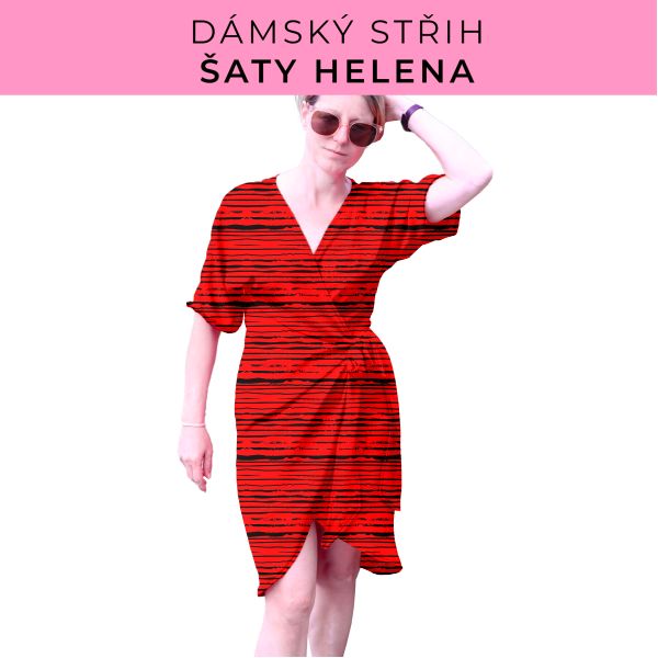 Dámský střih na šaty  Helena