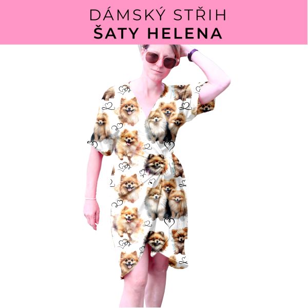 Dámský střih na šaty  Helena