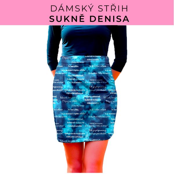 Dámský střih - Dámská sukně Denisa
