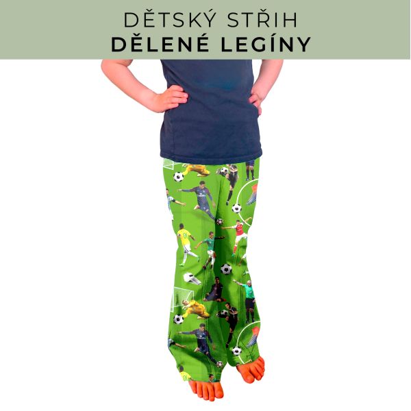 Dětský střih - Dělené legíny