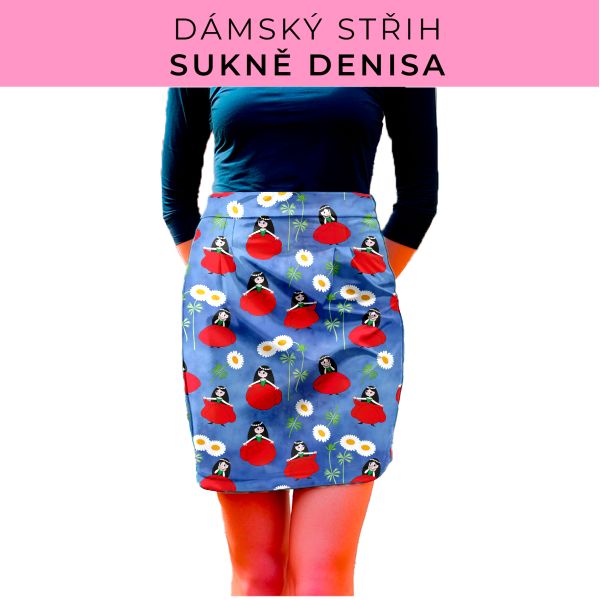Dámský střih - Dámská sukně Denisa