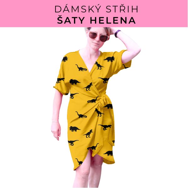Dámský střih na šaty  Helena