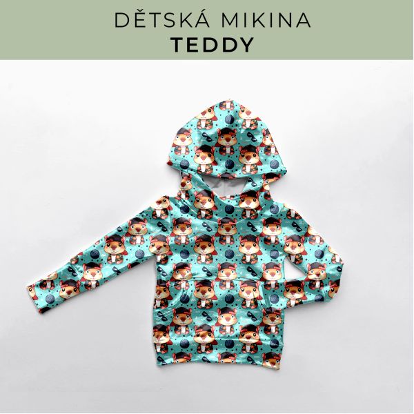 DĚTSKÝ střih - Mikina Teddy