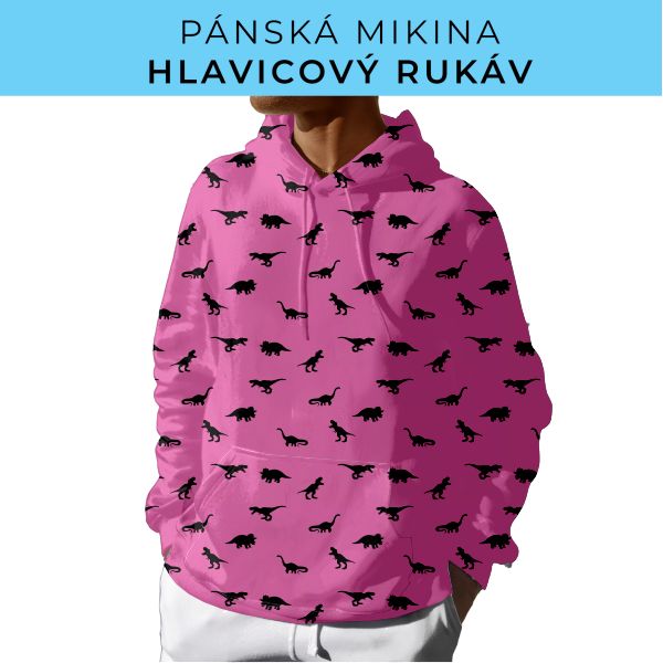 PÁNSKÝ střih - mikina s kapucí