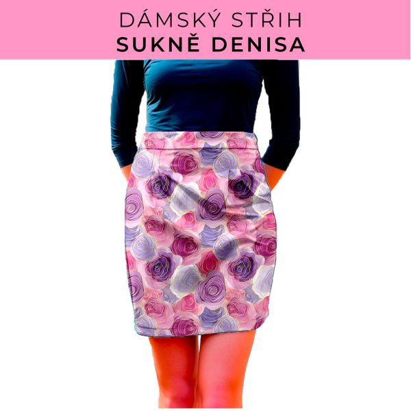 Dámský střih - Dámská sukně Denisa