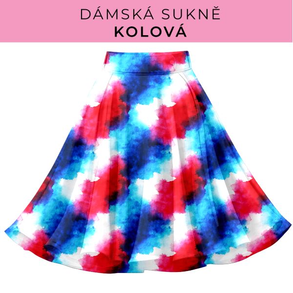DÁMSKÝ střih - Kolová sukně