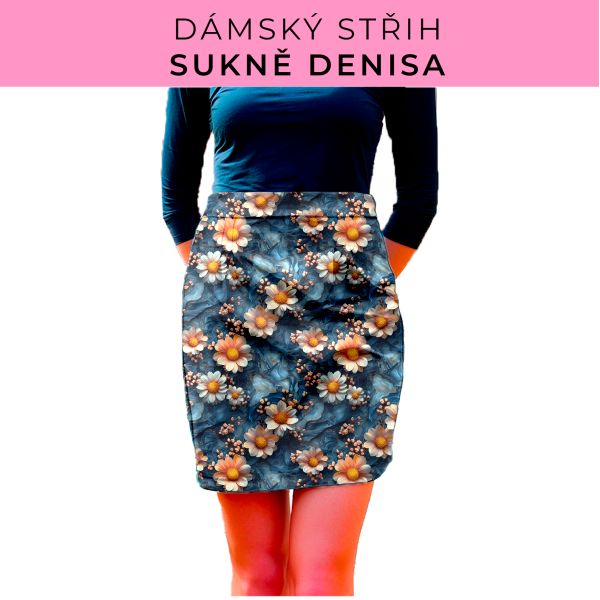 Dámský střih - Dámská sukně Denisa