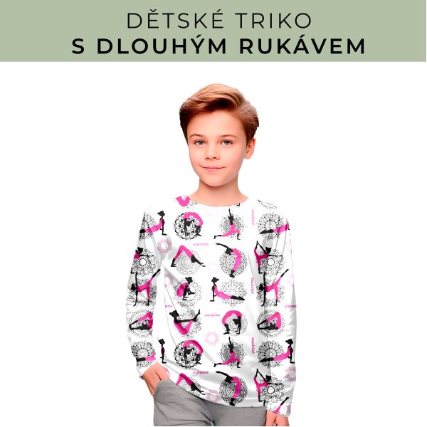 DĚTSKÝ střih - triko dlouhý rukáv