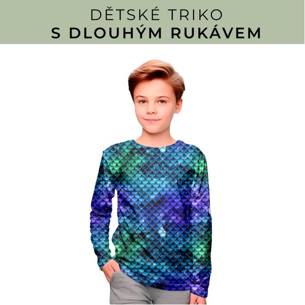 DĚTSKÝ střih - triko dlouhý rukáv