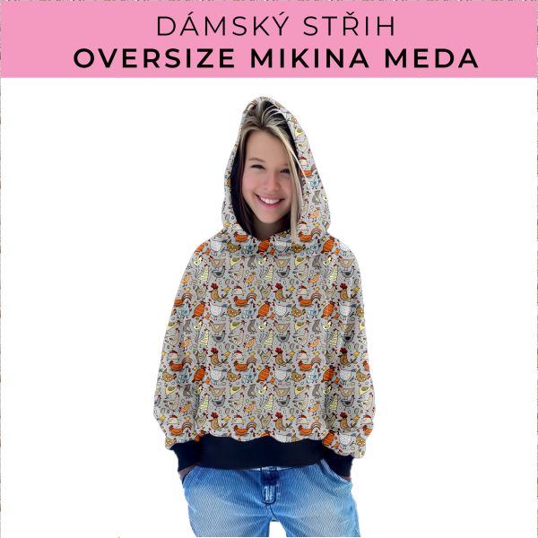 Dámský střih - mikina Meda