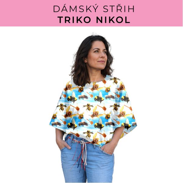 Dámský střih -  triko Nikol