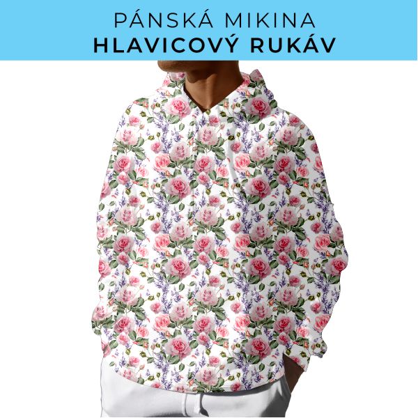 PÁNSKÝ střih - mikina s kapucí