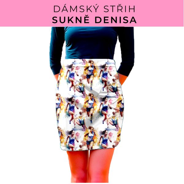 Dámský střih - Dámská sukně Denisa