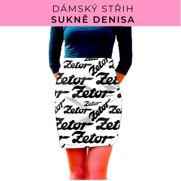Dámský střih - Dámská sukně Denisa