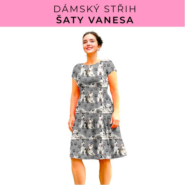 Dámský střih šaty Vanesa