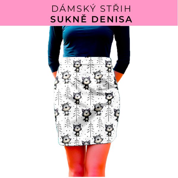 Dámský střih - Dámská sukně Denisa