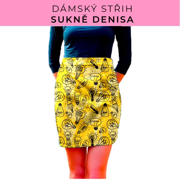 Dámský střih - Dámská sukně Denisa